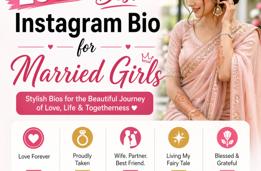 250+Best Instagram Bio for Married Girls
