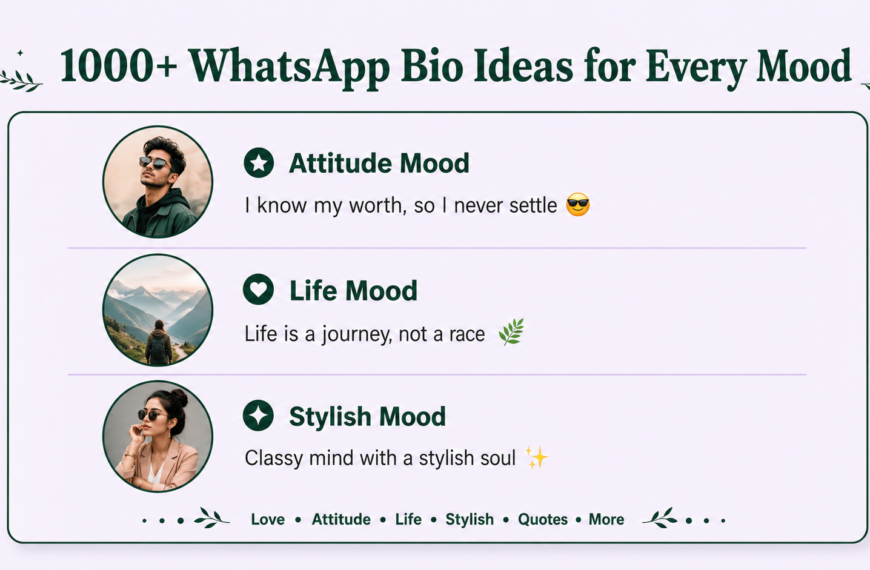 1000+ WhatsApp Bio Ideas for Every Mood