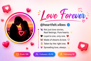 Love Bio For Instagram