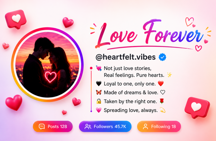 Love Bio For Instagram